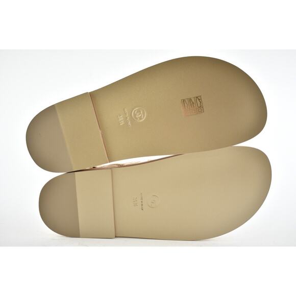 Chanel 21C Bronze Quilt Chain CC Logo Mule Slide Strap Flat Teva Dad Sandal 36.5 - Picture 12 of 12